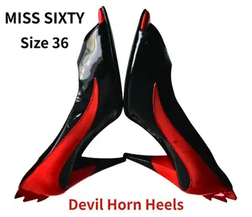 MISS SIXTY 미스식스티 Y2K 데빌힐 펌프스 36