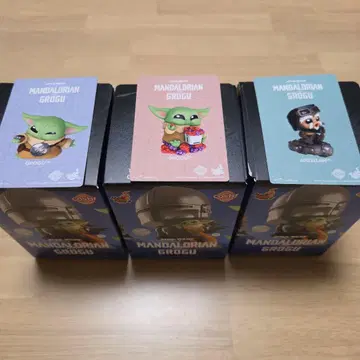 코스비 만달로리안 & 그로구 보블헤드