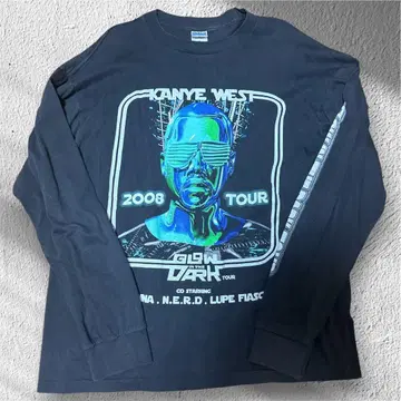 카니예 웨스트 Kanye west 2008 투어 롱T셔츠 XL