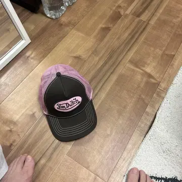Von Dutch 캡 브라운 핑크