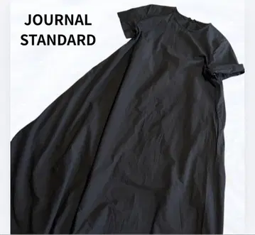 JOURNAL STANDARD A라인 원피스 블랙 맥시 길이 F
