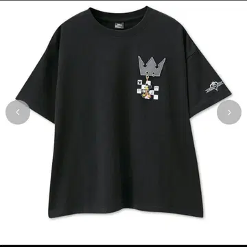 시마무라 킹덤하츠 미키 T셔츠 4L 블랙