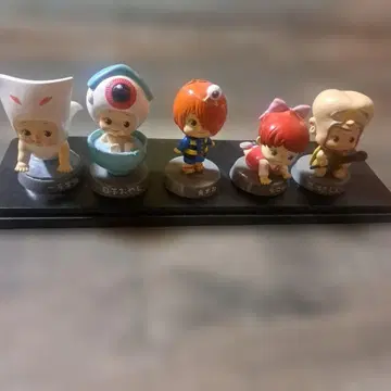 게게게의 키타로 큐피 피규어 5체 세트