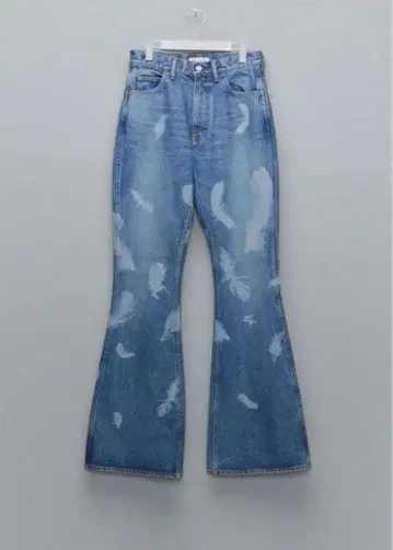 MASU FEATHER BELL-BOTTOM JEANS INDIGO