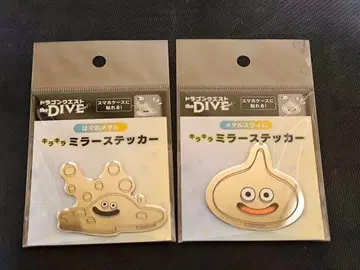 새상품 드래곤 퀘스트 the DIVE 40주년 거울 스티커 2종 세트
