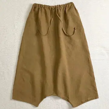나카가와 마사시치 상점 린넨 100% 산엘르 팬츠 일본제 F 라이트 브라운