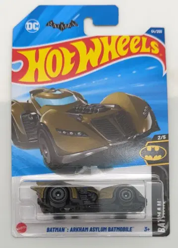 MATTEL HOTWHEELS BATMAN 2/5 HYX04 BATMAN:ARKHAM ASYLUM BATMOBILE 54/250
