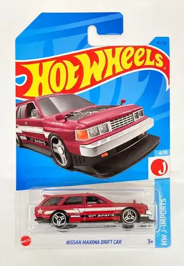 MATTEL HOTWHEELS HW J-IMPORTS 4/10 HNJ79 닛산 맥시마 드리프트 카/레드 47/250