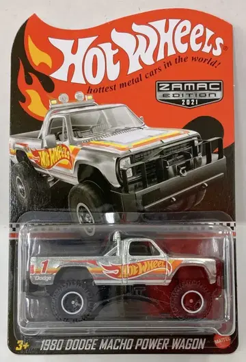 MATTEL HOTWHEELS ZAMAC EDITION 2021 GTD70 1980 DODGE MACHO POWER WAGON GTD70