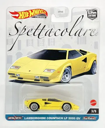 MATTEL HOTWHEELS Spettacolare HKC47 LAMBORGHINI COUNTACH LP 5000 QV 3/5