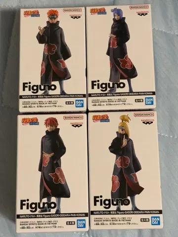 NARUTO-나루토- 질풍전 Figuno 아카츠키 전 4종 세트