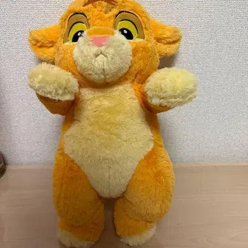 디즈니 라이온킹 초BIG 봉제인형 심바 왕자 탄생 택 포함 새상품