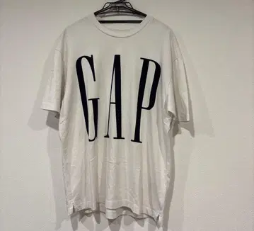 GAP 로고 프린트 반팔 T셔츠 화이트