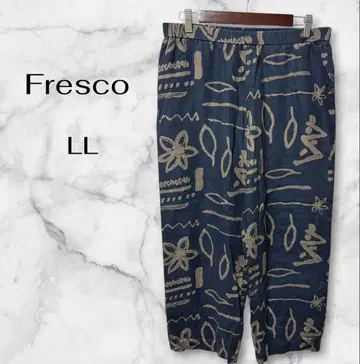 프레스코 Fresco 와이드 팬츠 이지 팬츠 린넨 100%