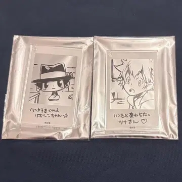 가정교사 히트맨 REBORN 사진 스타일 클리어 키링 리본 츠나