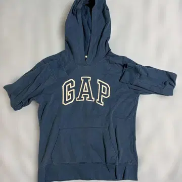 GAP 후드티 네이비 로고 프린트