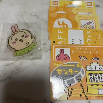 영화 치이카와 (먼작귀) 해변에서 댄스 아크릴 스탠드 토끼