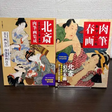 [ 새상품급 ] 북채육필화집 충격의 예술 육필 춘화 2권 세트 후타바샤 슈퍼무크