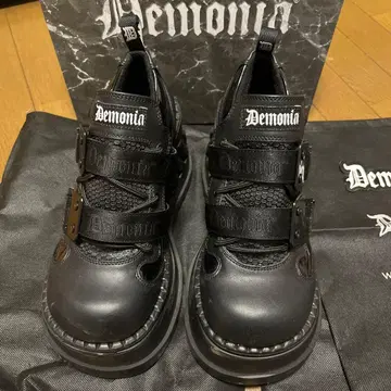 Demonia 통굽 스니커즈 블랙 정품