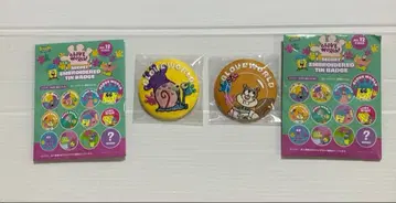 스펀지밥 GLOVE WORLD 자수 캔뱃지 PLAZA 한정판