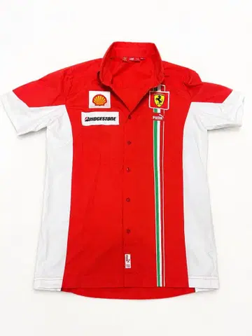 PUMA Ferrari 페라리 반팔 셔츠 레드 스쿠데리아 F1