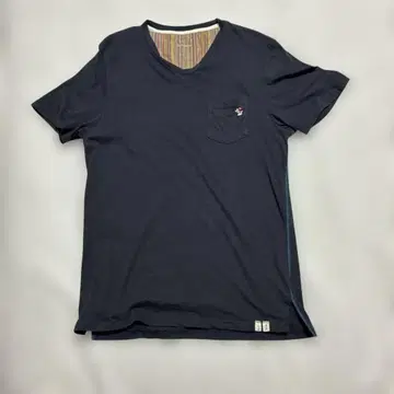 Paul Smith 티셔츠 네이비 포켓 자수