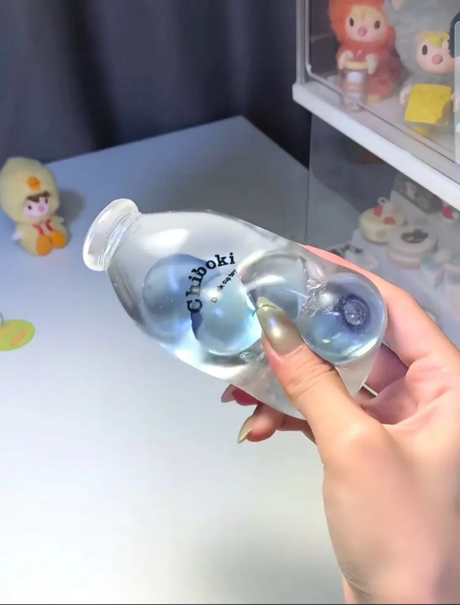 정품 chiboki 물병 블루베리