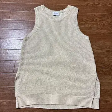 UNITED ARROWS 유나이티드 애로우즈 코튼 나일론 니트 베스트