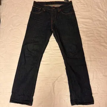 Nudie Jeans 스트레이트 데님 인디고