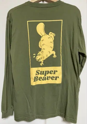 SUPER BEAVER 롱티 SUPER BEAVERBack L 사이즈