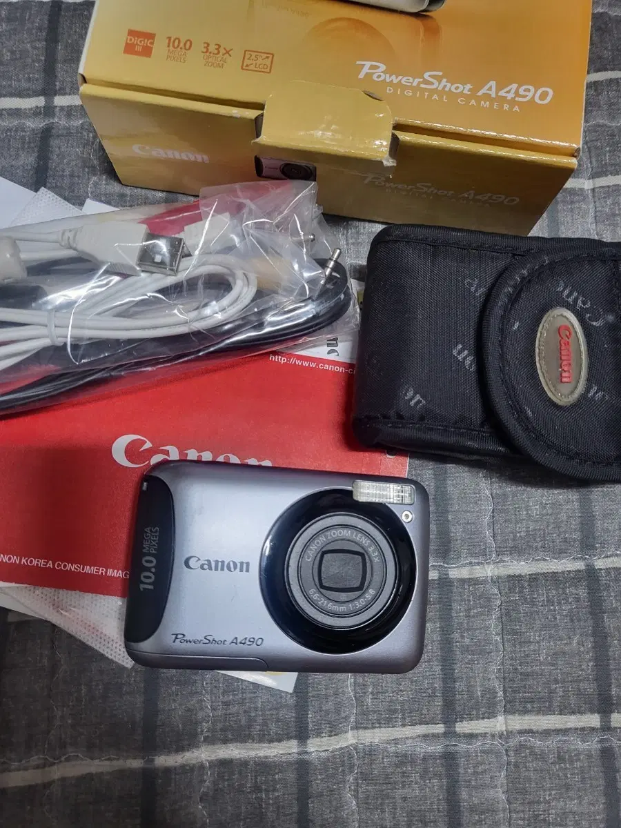 캐논 파워샷 A490 디지털 카메라