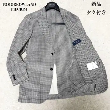 택 포함 새상품 투모로우랜드 필그림 언라이닝 자켓 시어서커 원단