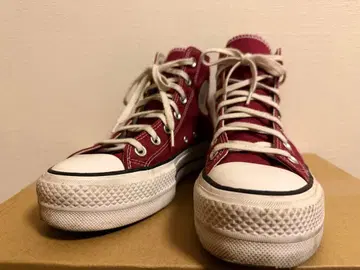 Converse Chuck Taylor 통굽 하이컷 보르도