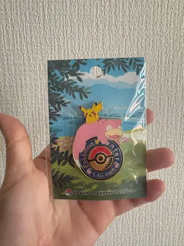 포켓몬 센터 카가와 로고 핀즈 미개봉 새상품 야돈 카가와