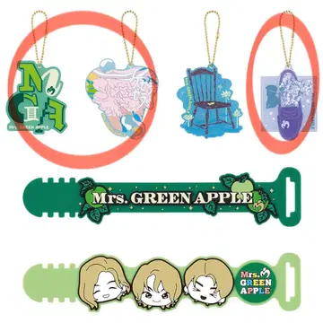 Mrs. GREEN APPLE 아크릴 키링 3종 세트 새상품 미사용