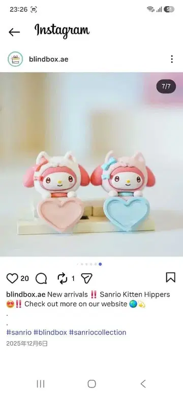 MOETCH Sanrio Kitten Hippers 피규어