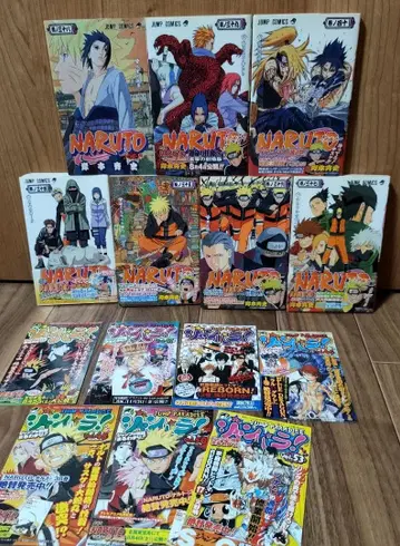 NARUTO 나루토 34~40권 7책 세트 점프샵 기시모토 마사시 오비 코믹스