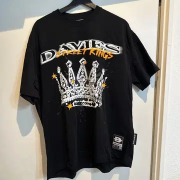 DAVIES STREET KINGS 티셔츠 블랙 XL