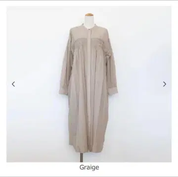 뮤닉 셔츠 원피스 원피스 베이지