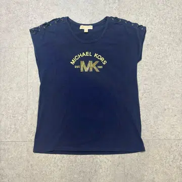 Michael Kors 마이클코어스 레이스업 T셔츠 네이비
