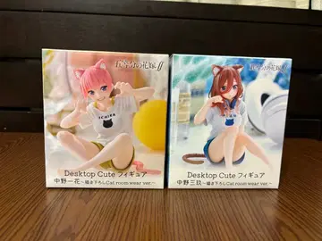 5등분의 신부 Desktop Cute 나카노 이치카 나카노 미쿠 피규어
