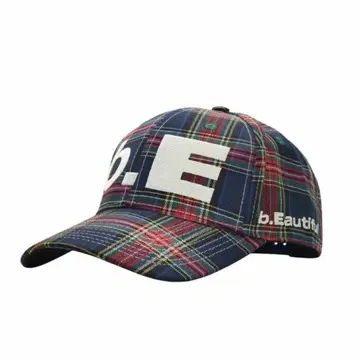 b.Eautiful 캡 b.E Hat Blue Plaid