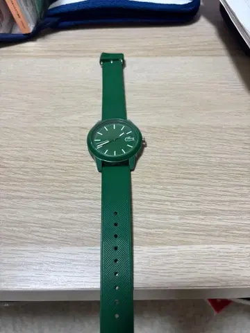 LACOSTE 라코스테 손목시계 그린 배터리 방전