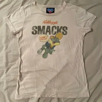 빈티지 JUNK FOOD 켈로그 SMACKS 티셔츠