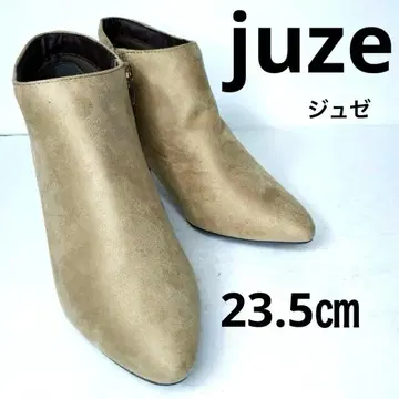 [ 새상품 ] juze 주 제 스웨이드 부티 사이드 지퍼 스틸레토