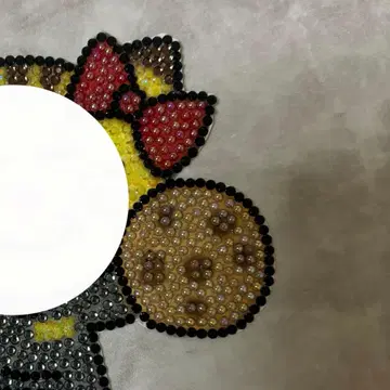 부채 데코 부품