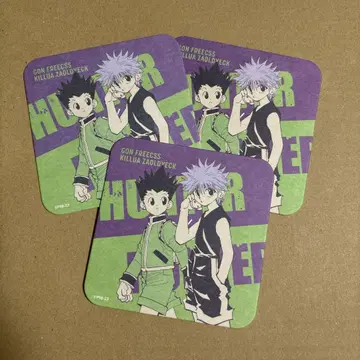 HUNTER x HUNTER 아트 코스터 곤&키루아 묶음 판매