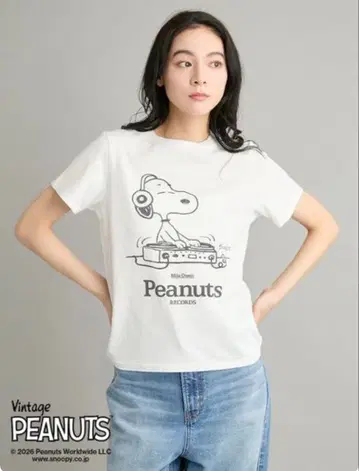 Mila Owen [ PEANUTS RECORDS ] 스누피 T셔츠