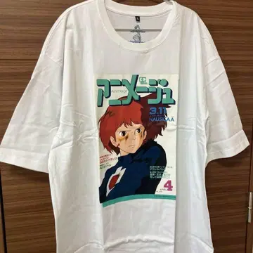 대만 한정판 애니메이지와 지브리전 한정판 바람계곡의 나우시카 T셔츠 S