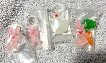 논탄 메지루시 액세서리 2 토끼 씨 A 토끼 씨 B 논탄 B 4개